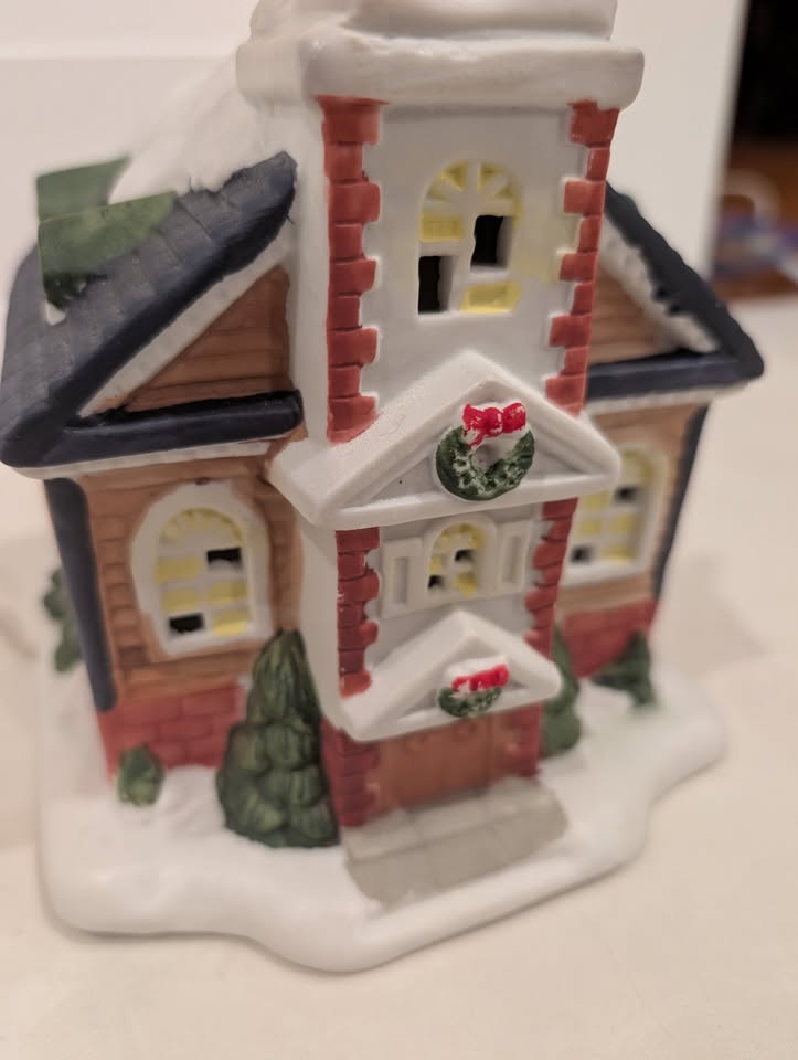Christmas Village Lighted Church - photo 3