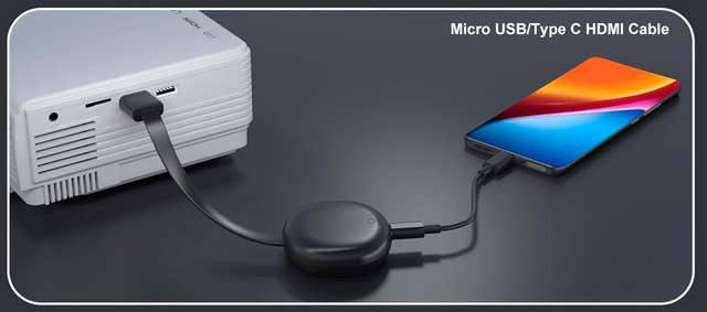 1080P Bluetooth Projector Portable - photo 3