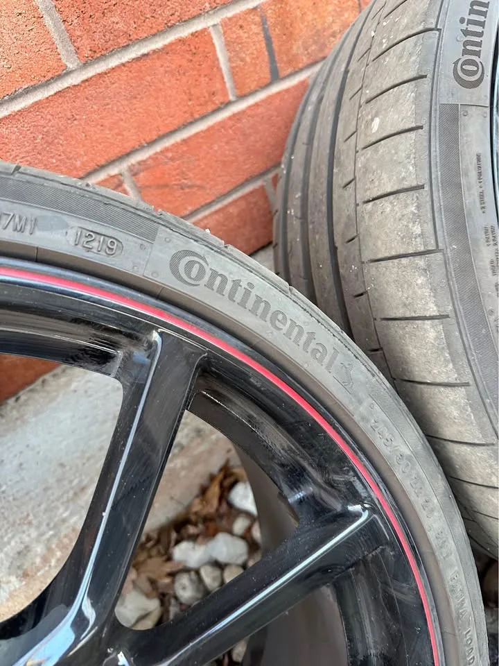 Set of OEM 20” Honda Type-R Rims on Continental Tires image indicator(3)