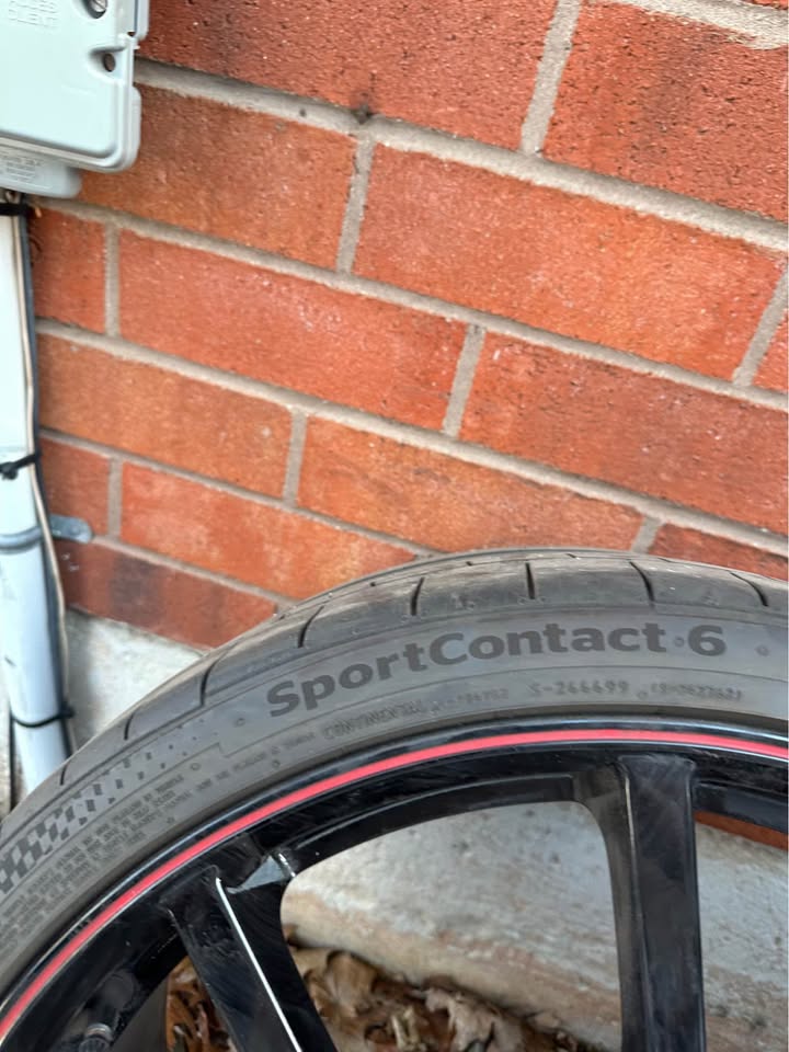 Set of OEM 20” Honda Type-R Rims on Continental Tires - photo 4