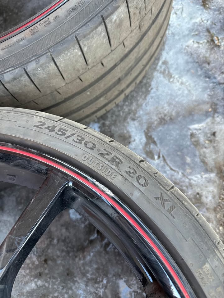 Set of OEM 20” Honda Type-R Rims on Continental Tires - photo 5