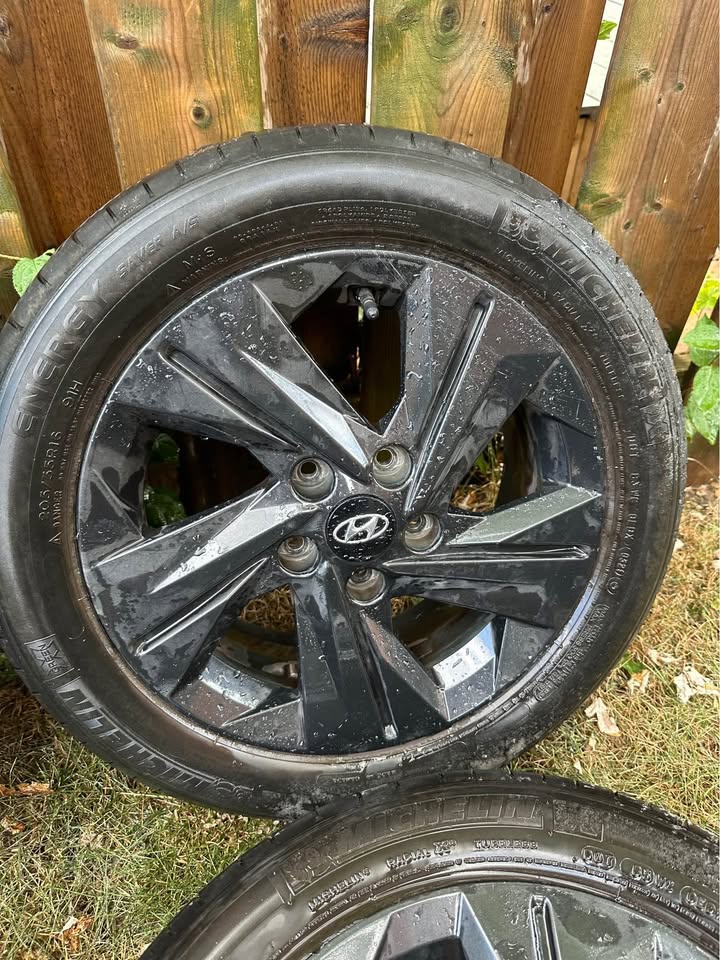 Set of OEM 16” Hyundai Elantra Rims On All Season Tires - photo 2