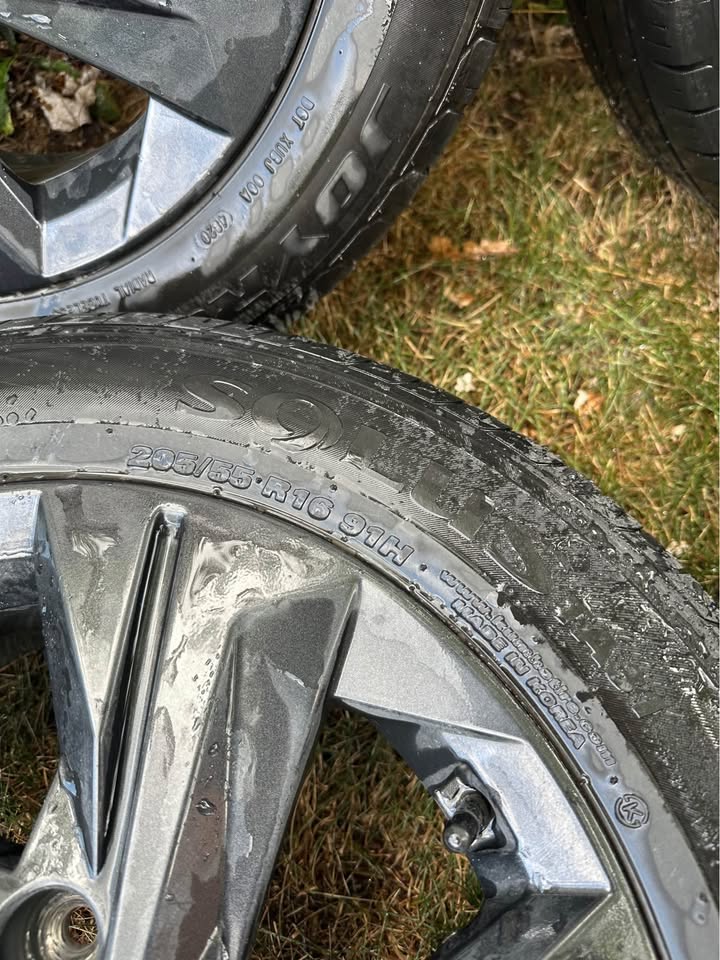 Set of OEM 16” Hyundai Elantra Rims On All Season Tires - photo 4