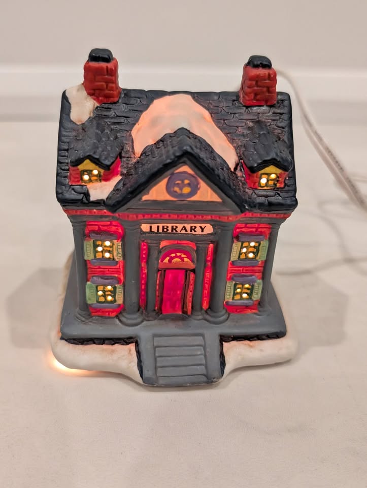 Hudson's Bay Company- Village Collectibles- Illuminated Library