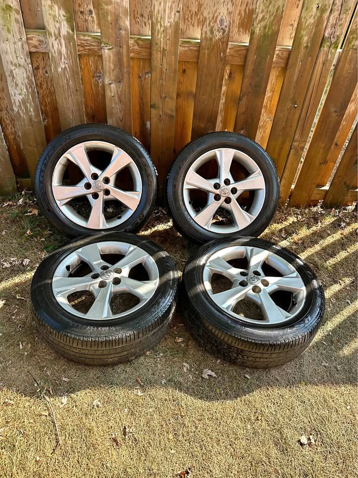 Set of OEM 16” Toyota Camry Rims On Goodyear All Season Tires
