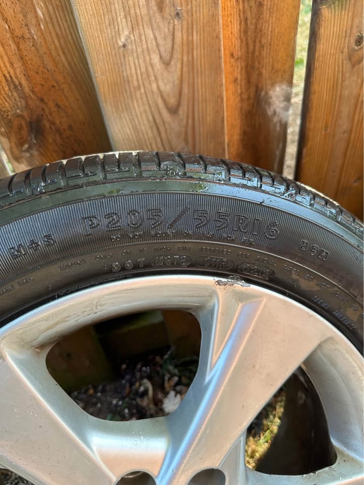 Set of OEM 16” Toyota Camry Rims On Goodyear All Season Tires - photo 4
