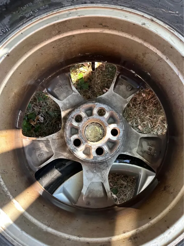 Set of OEM 16” Toyota Camry Rims On Goodyear All Season Tires image indicator(7)