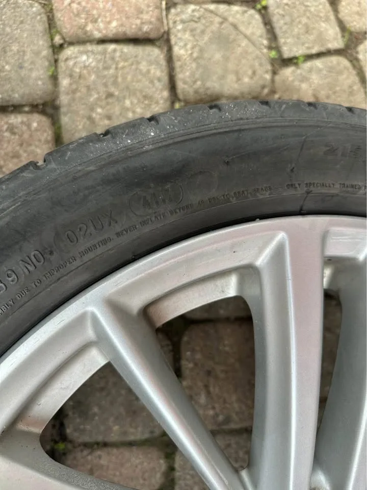 Set of OEM 17” Subaru Impreza Rims on Michelin All Season Tires image indicator(6)