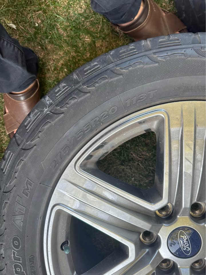 Set of OEM 20” Ford F150 Rims on Hankook All Terrain Tires - photo 4