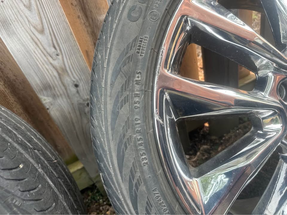 Set of OEM 19” Ford Escape Rims On Continental Tires - photo 3