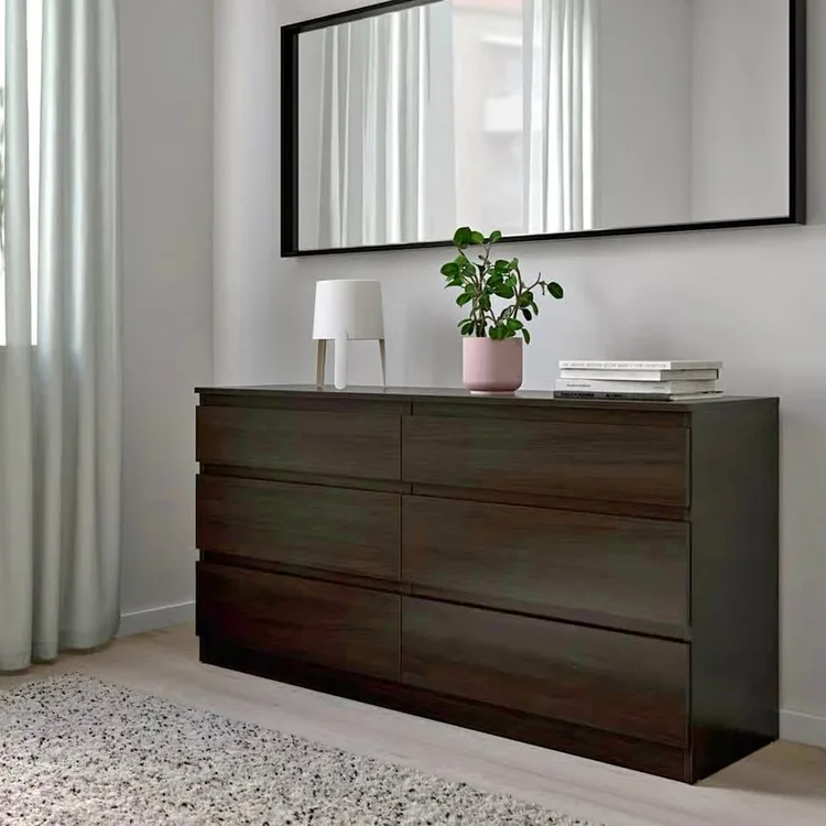 IKEA KULLEN 6-Drawer Dresser (Black-Brown) | Karrot IKEA KULLEN 6-Drawer Dresser (Black-Brown) | Karrot
