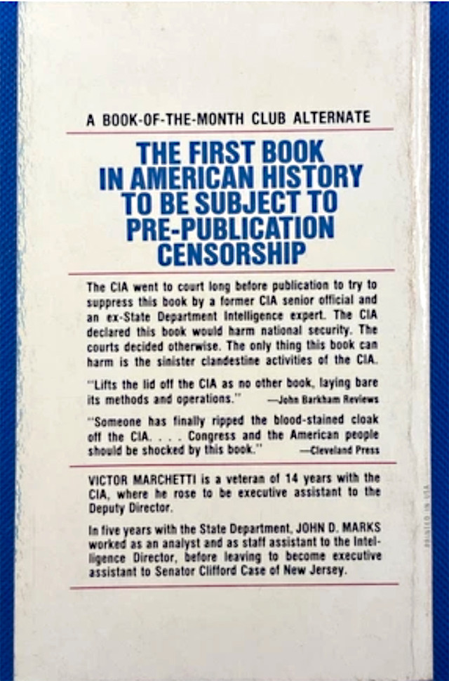 The CIA and the Cult of Intelligence by Victor Marchetti 1975 - photo 2