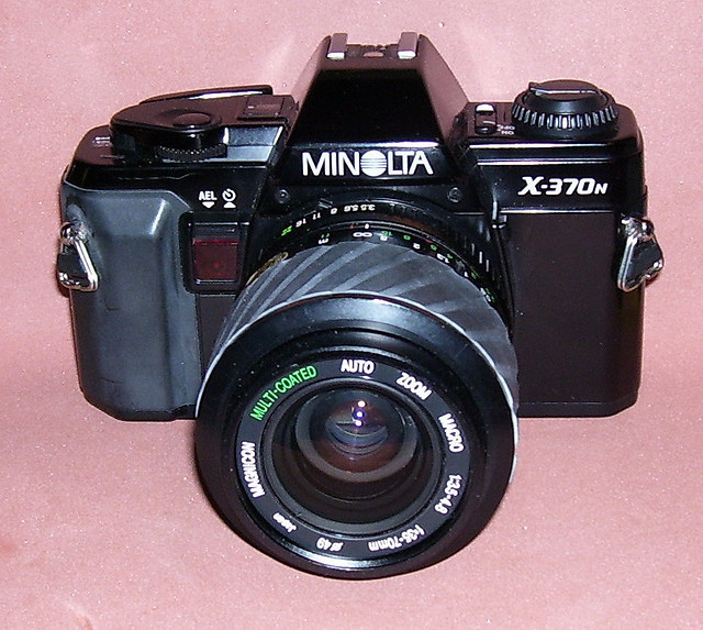 Minolta X-370n 35mm Slr Film Camera AS IS