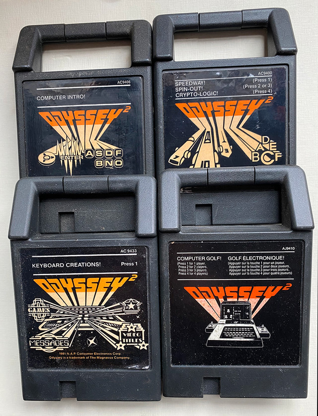 MagnaVox Odyssey 2 Cartridge Lot