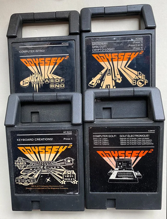 MagnaVox Odyssey 2 Cartridge Lot thumbnail