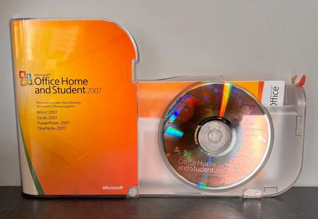 Microsoft Office Home and Student 2007 & serial number image indicator(3)