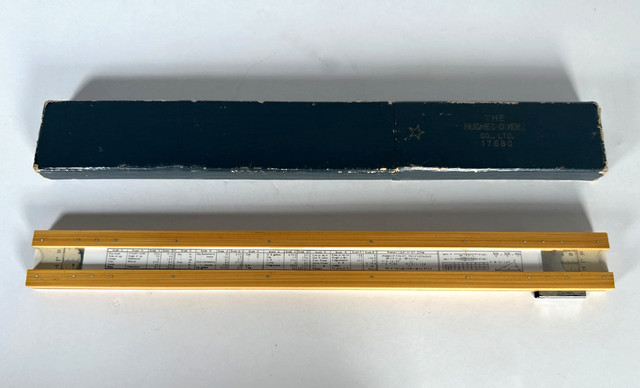 Vintage Hughes-Owens 1768C Ruler in Box - photo 3