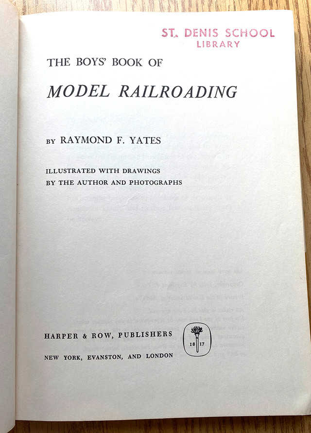Vintage Book: Boys' Book of Model Railroading - photo 2