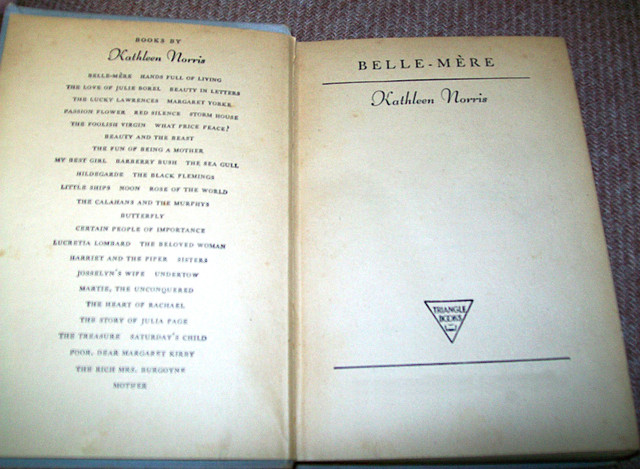 Vintage book: Belle-Mère by Kathleen Norris 1943 - photo 2