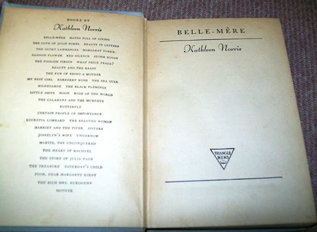 Vintage book: Belle-Mère by Kathleen Norris 1943 image indicator(2)