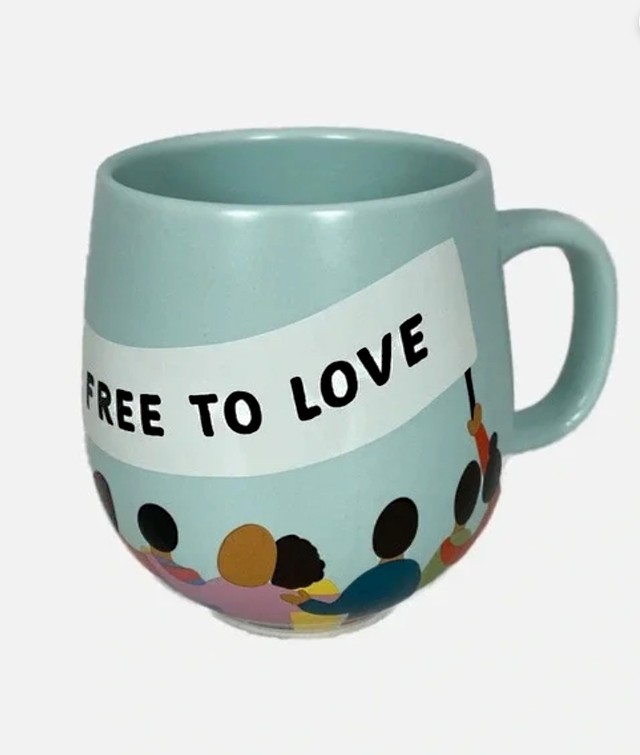 Indigo Mug “Everybody is Free to Love” - photo 3