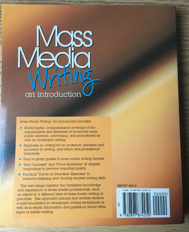 Mass Media Writing: An Introduction by Baker Woods... - photo 2