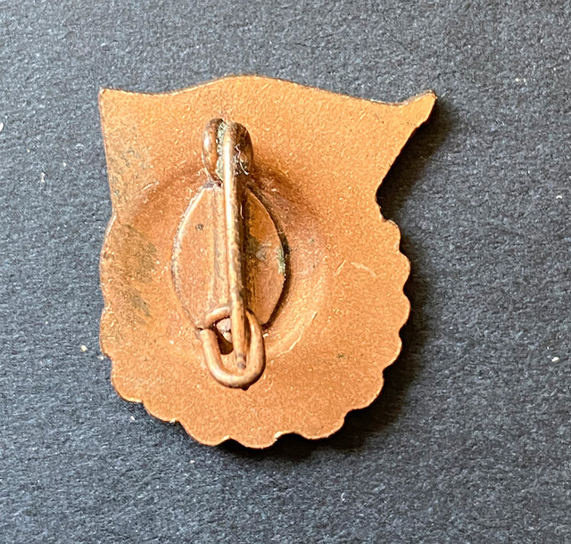 Vintage DDR East Germany FDJ Lapel Pin K. Marx - photo 2