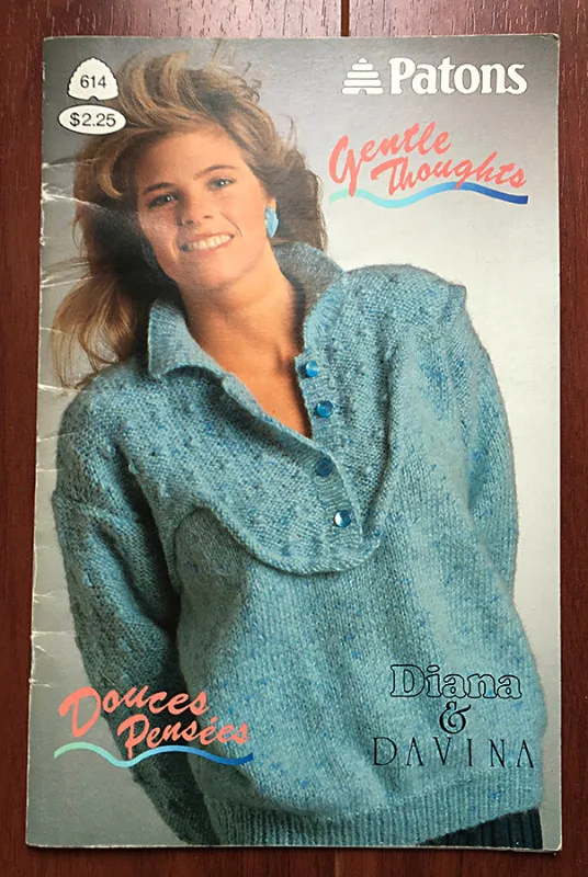 Vintage Patons: Gentle Thoughts Knitting patterns #614-1988 thumbnail
