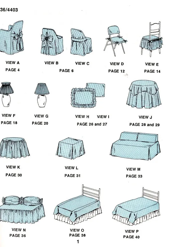 McCalls Crafts Home Decorating #4403 Cover Essentials Bedding image indicator(3)