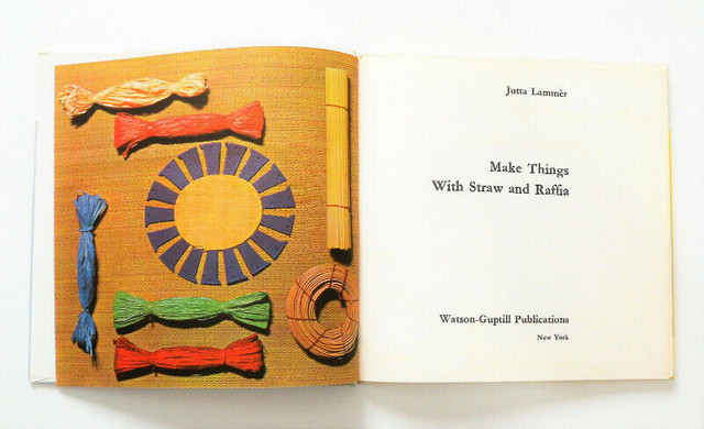 Make things with straw and raffia, by Jutta Lammer, 1965 - photo 2
