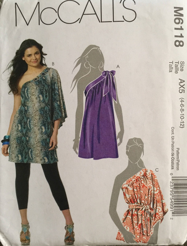 McCall's Pattern New Uncut M 6118 Size 4-6-8-10-12