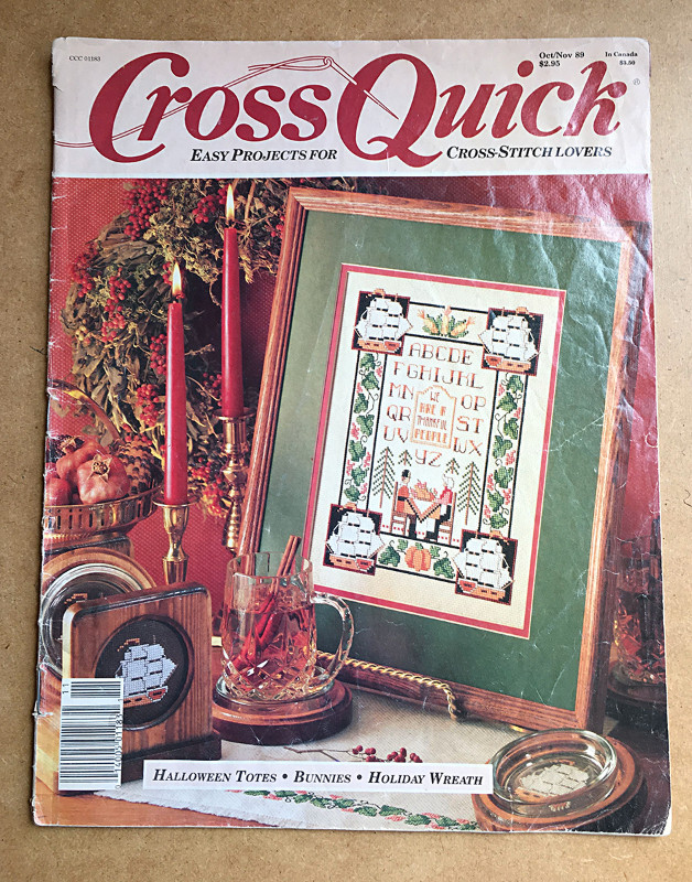 Vintage Cross Stitch & Country Crafts Magazines