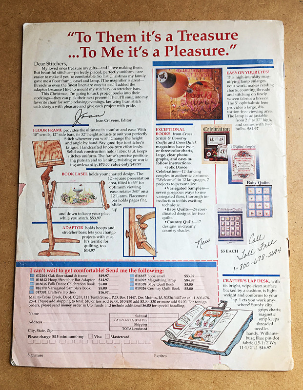 Vintage Cross Stitch & Country Crafts Magazines - photo 2