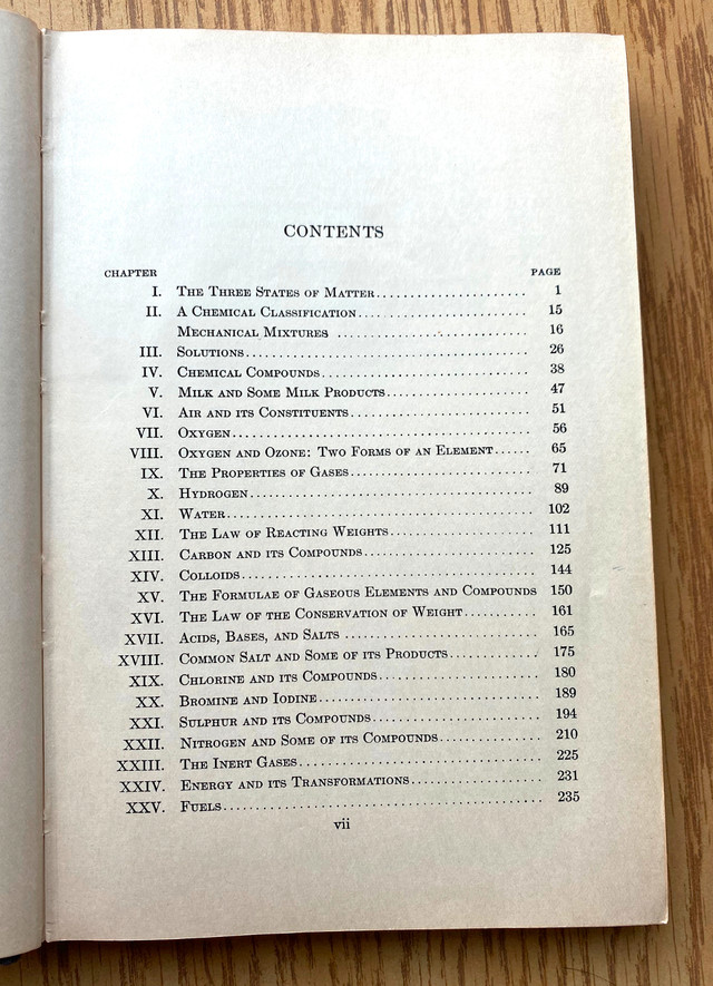Antique Book: A First Course in Chemistry, 1938 - photo 3