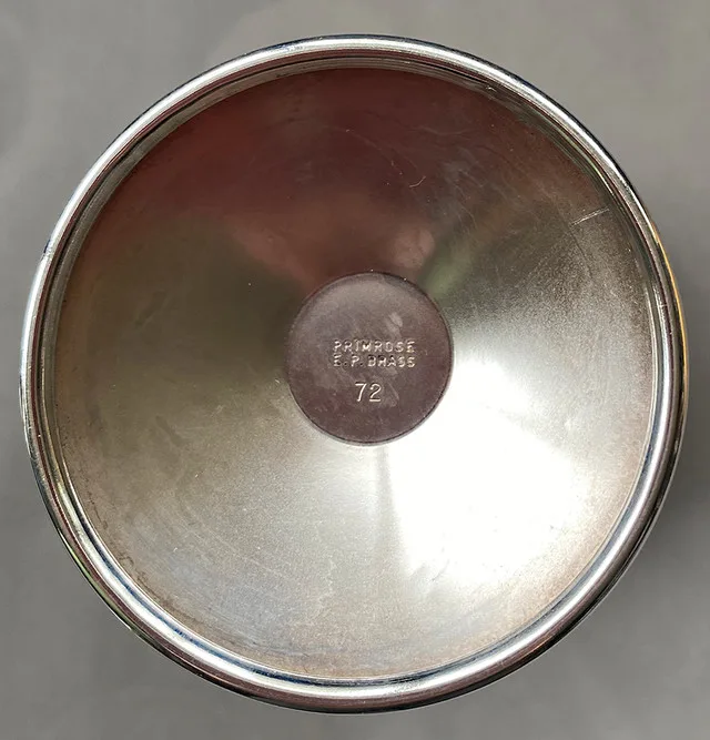 Vintage 1960s British Primrose Silver Wine Goblets image indicator(2)