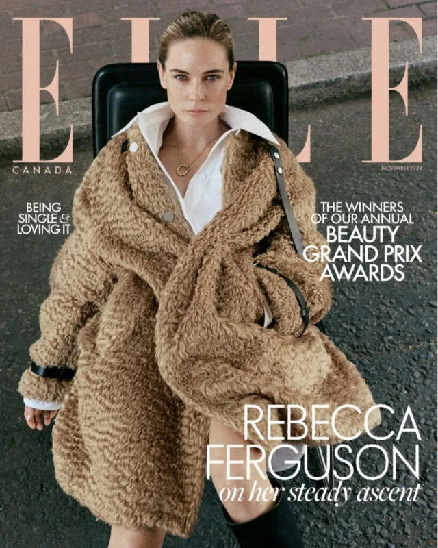 ELLE Canada Magazine: Cover Rebecca Ferguson Nov 2024 thumbnail
