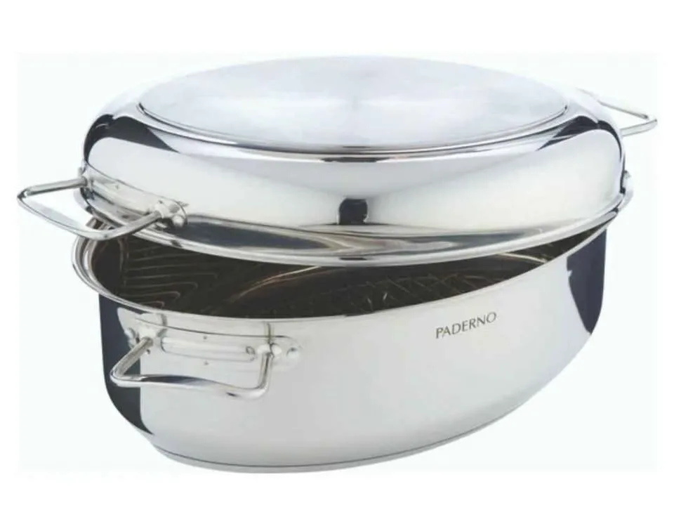 60 % Off NEW Roaster Oven & Pan 16.5" PADERNO Multi-Roaster image indicator(3)