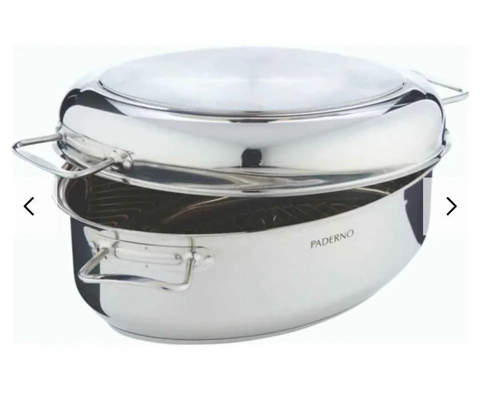 60 % Off NEW Roaster Oven & Pan 16.5" PADERNO Multi-Roaster image indicator(8)