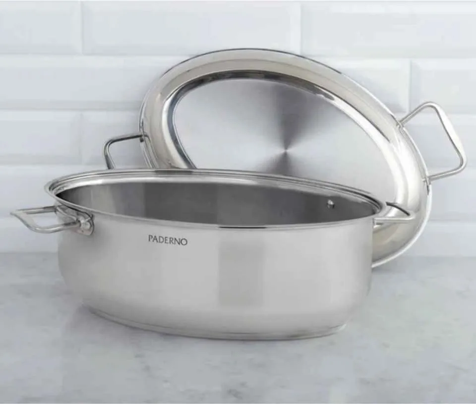 60 % Off NEW Roaster Oven & Pan 16.5" PADERNO Multi-Roaster image indicator(10)