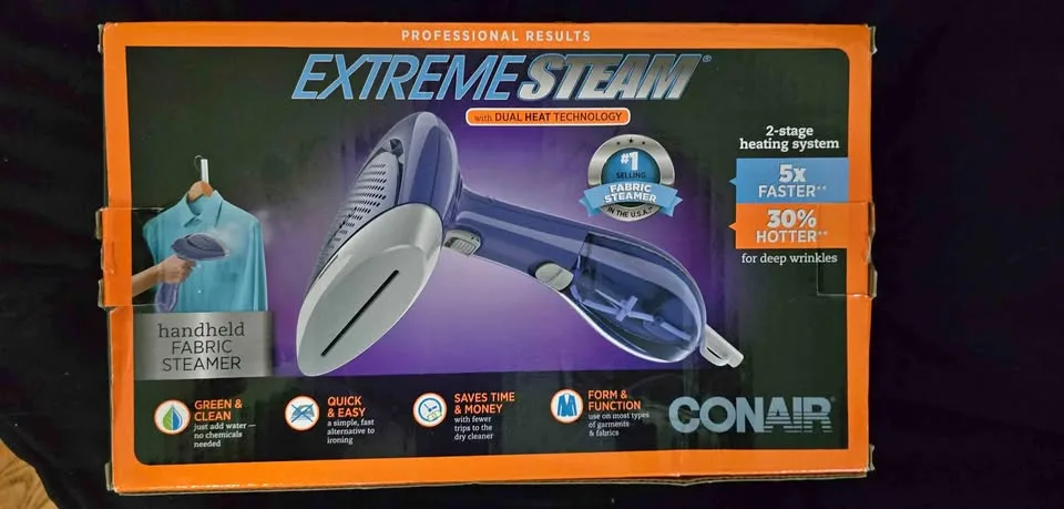 Conair ExtremeSteam 1200W Handheld Garment Steamer thumbnail