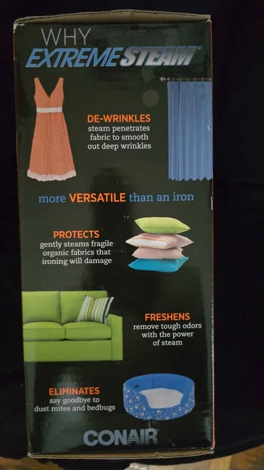 Conair ExtremeSteam 1200W Handheld Garment Steamer image indicator(2)