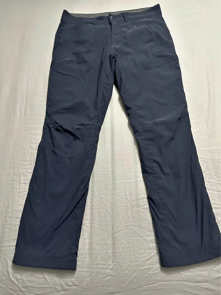 Eddie Bauer Fleece Line Pants LL Bean Nylon Hiking Pants $ 40 thumbnail