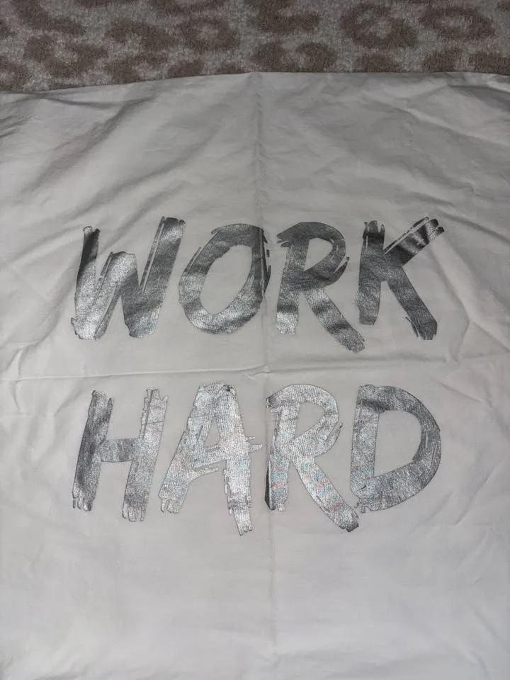 Queen Pillowcase Set - WORK HARD SLEEP HARD image indicator(6)
