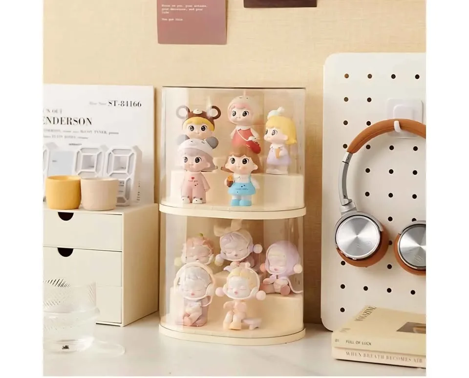 AOWIS Transparent Doll Display Box image indicator(4)