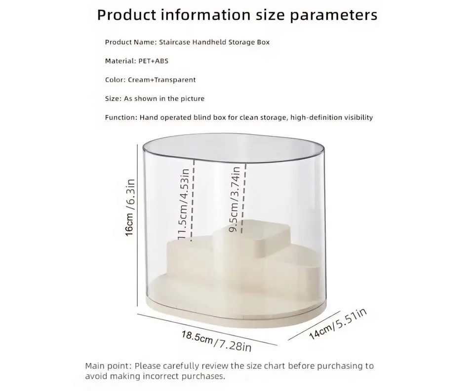 AOWIS Transparent Doll Display Box image indicator(6)