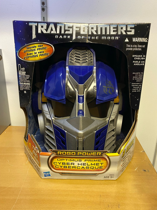 Transformers Optimus prime helmet- voice changer