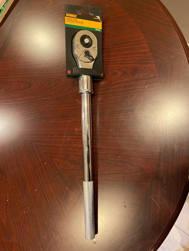 Pear head quick release Dewalt ratchet 3/4"