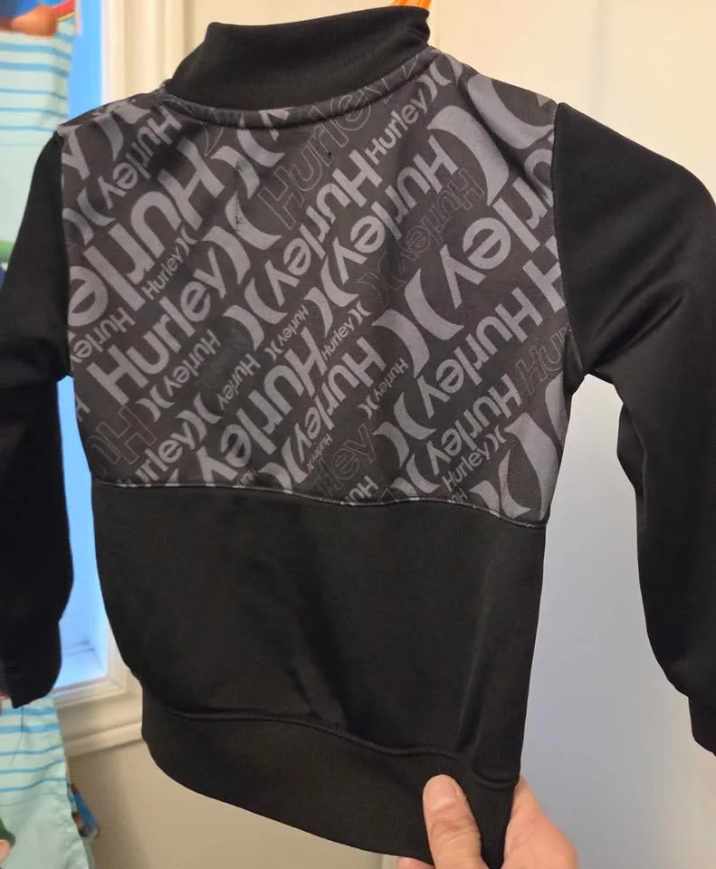 Like new. Hurley jacket Sz 2 toddler image indicator(2)