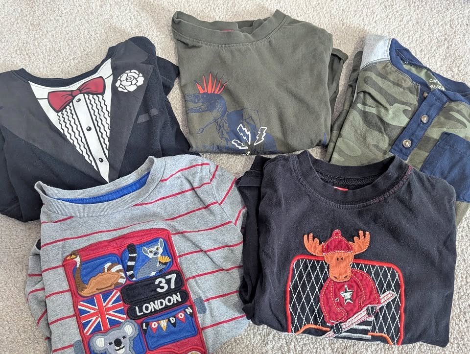 4T Boys long sleeved tops