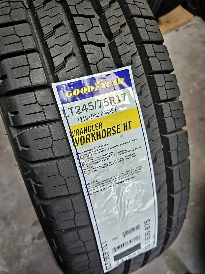 245/75/17 New set Goodyear Wrangler Workhorse HT thumbnail